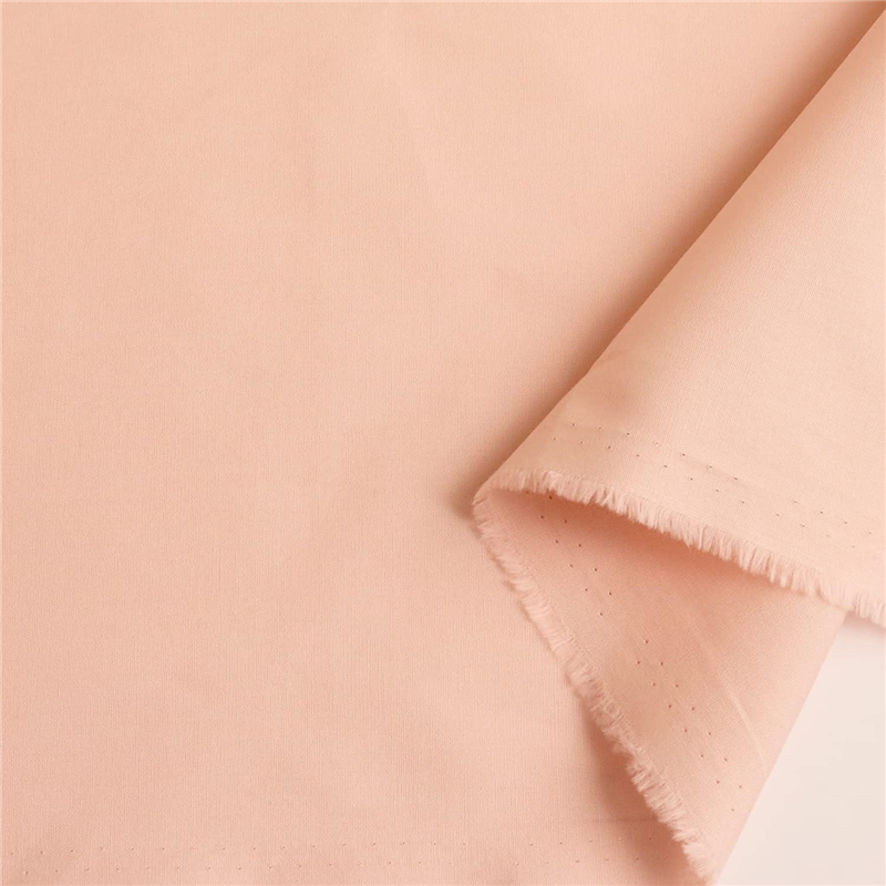 日本紐釦貿易 ブロード生地 無地 巾約112cm 5mカット サーモンピンク B64500-10-5M 1枚（ご注文単位1枚）【直送品】