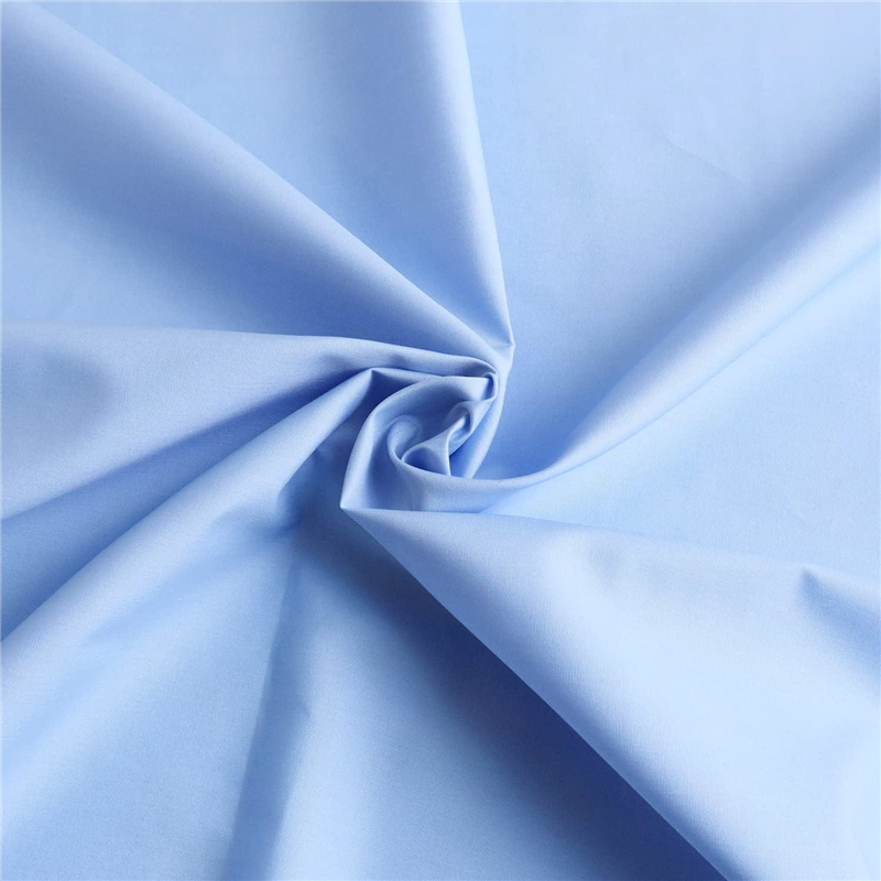 日本紐釦貿易 ブロード生地 無地 巾約112cm 4mカット モーニングブルー B64500-11-4M 1枚（ご注文単位1枚）【直送品】