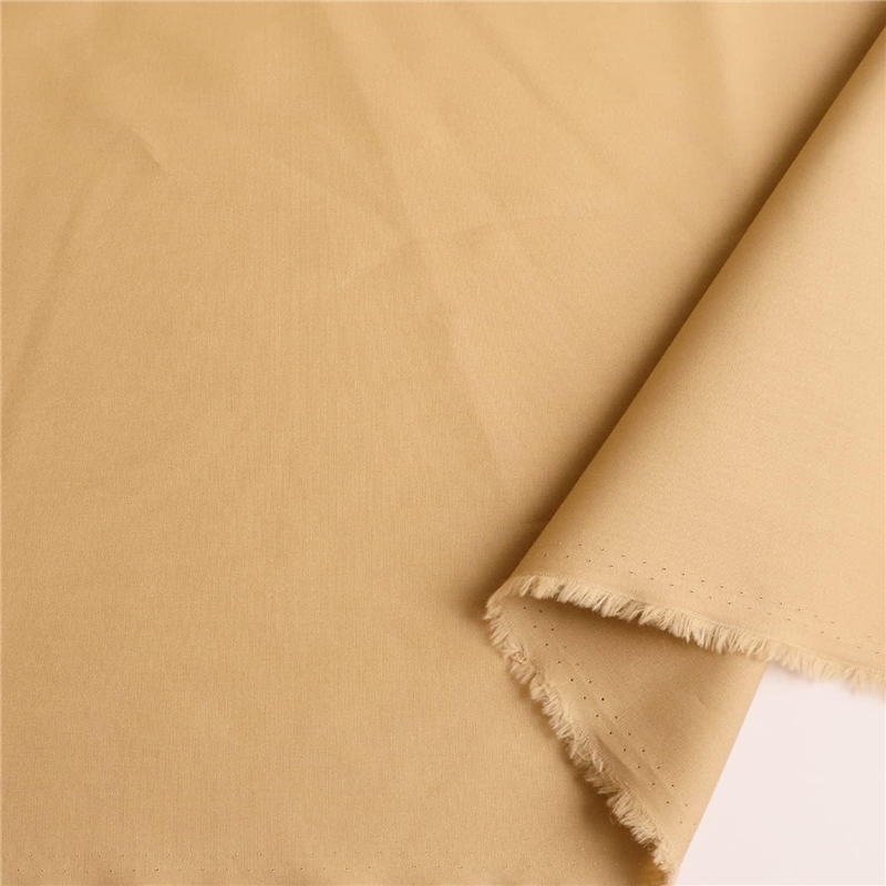 日本紐釦貿易 ブロード生地 無地 巾約112cm 3mカット オークル B64500-15-3M 1枚（ご注文単位1枚）【直送品】