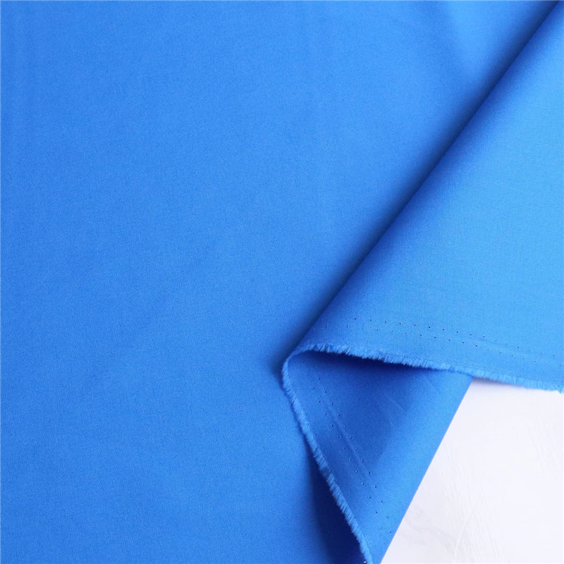 日本紐釦貿易 ブロード生地 無地 巾約112cm 4mカット メディターブルー B64500-25-4M 1枚（ご注文単位1枚）【直送品】