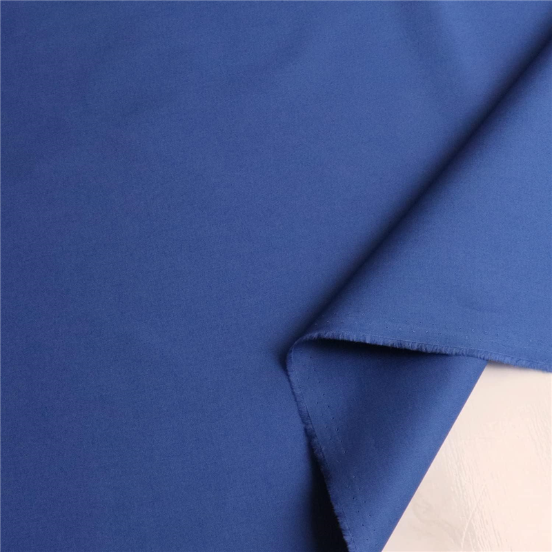 日本紐釦貿易 ブロード生地 無地 巾約112cm 3mカット タラソブルー B64500-28-3M 1枚（ご注文単位1枚）【直送品】