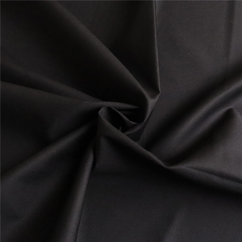 日本紐釦貿易 ブロード生地 無地 巾約112cm 5mカット ブラック B64500-30-5M 1枚（ご注文単位1枚）【直送品】