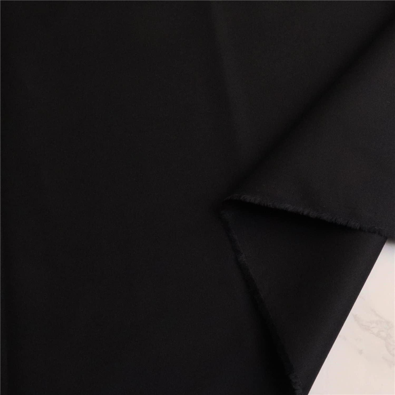 日本紐釦貿易 ブロード生地 無地 巾約112cm 5mカット ブラック B64500-30-5M 1枚（ご注文単位1枚）【直送品】