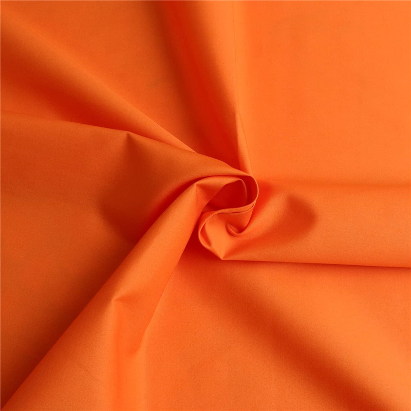 日本紐釦貿易 ブロード生地 無地 巾約112cm 3mカット キャロットオレンジ B64500-33-3M 1枚（ご注文単位1枚）【直送品】