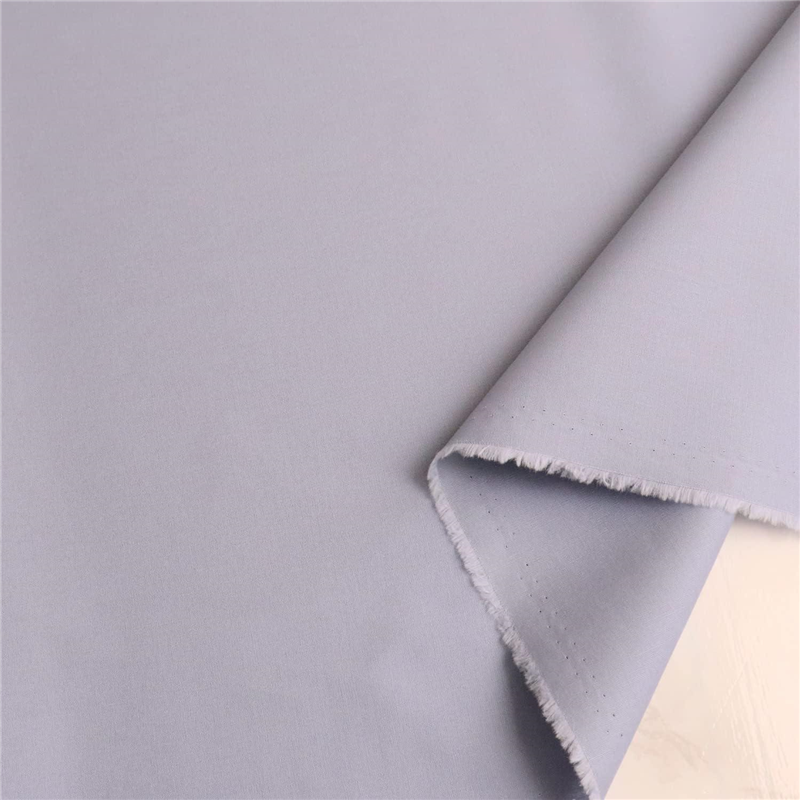 日本紐釦貿易 ブロード生地 無地 巾約112cm 2ｍカット ブルーグレー B64500-35-2M 1枚（ご注文単位1枚）【直送品】