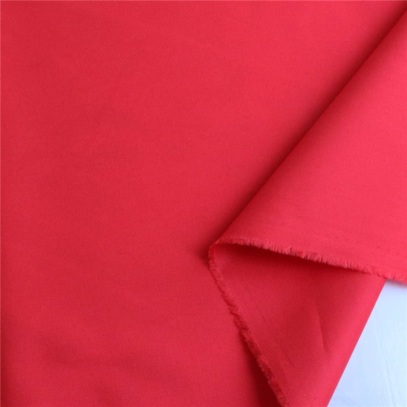 日本紐釦貿易 ブロード生地 無地 巾約112cm 2ｍカット カーマイン B64500-36-2M 1枚（ご注文単位1枚）【直送品】