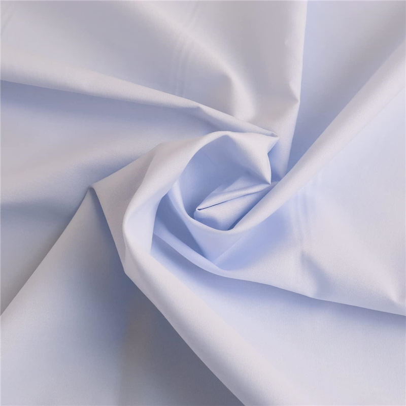 日本紐釦貿易 ブロード生地 無地 巾約112cm 4mカット サックス B64500-46-4M 1枚(ご注文単位1枚)【直送品】