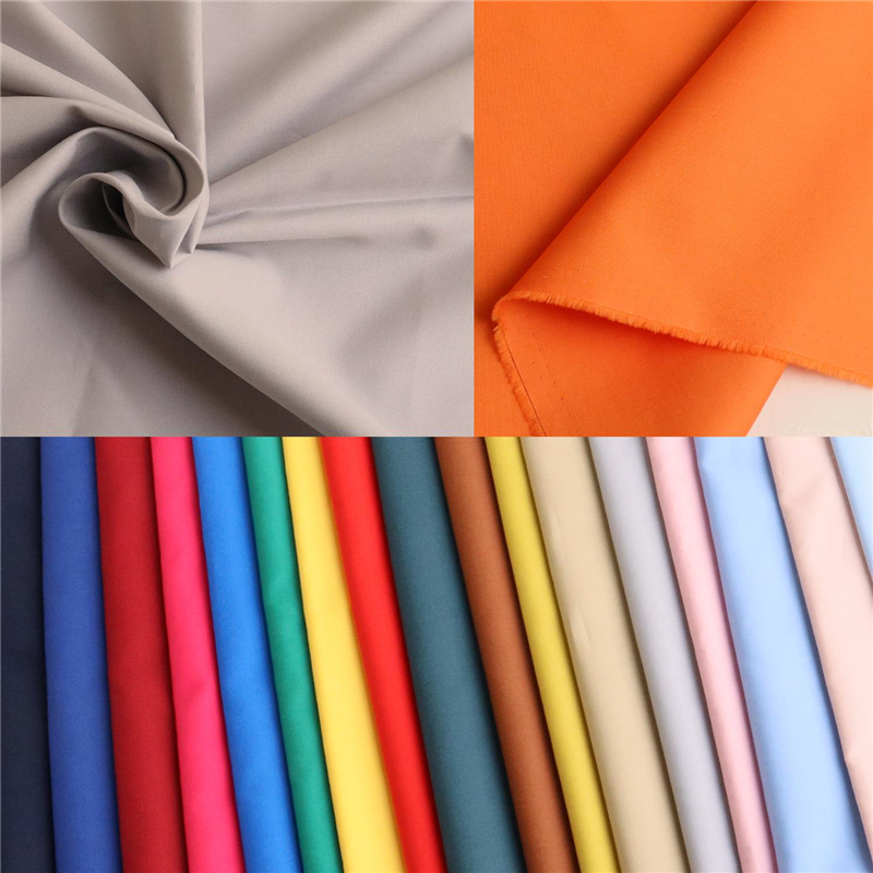 日本紐釦貿易 ブロード生地 無地 巾約112cm 4mカット サックス B64500-46-4M 1枚(ご注文単位1枚)【直送品】