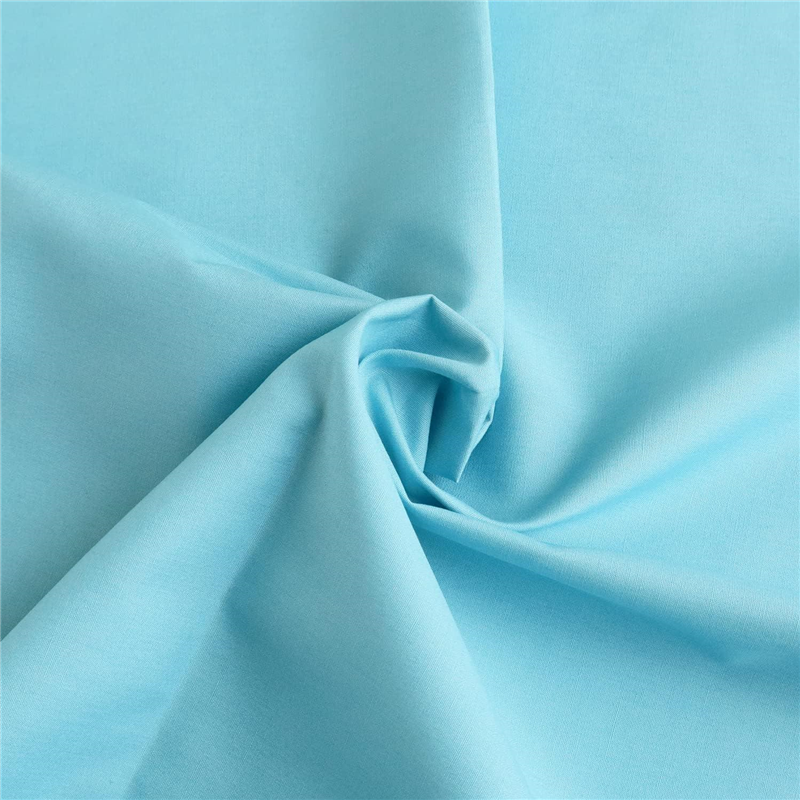 日本紐釦貿易 ブロード生地 無地 巾約112cm 1mカット ターコイズブルー B64500-67-1M 1枚（ご注文単位1枚）【直送品】