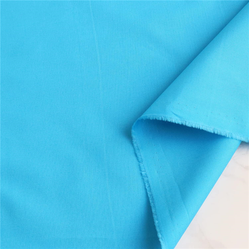 日本紐釦貿易 ブロード生地 無地 巾約112cm 1mカット ブルーハワイ B64500-83-1M 1枚(ご注文単位1枚)【直送品】