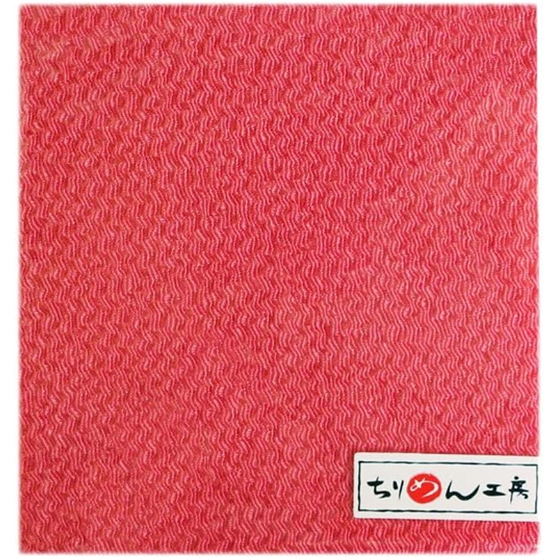 日本紐釦貿易 ちりめんカット 無地 約23×33cm 梅重 CMN11 1枚（ご注文単位1枚）【直送品】