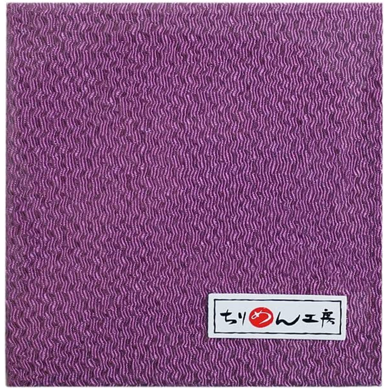 日本紐釦貿易 ちりめんカット 無地 約23×33cm 葵色 CMN24 1枚（ご注文単位1枚）【直送品】