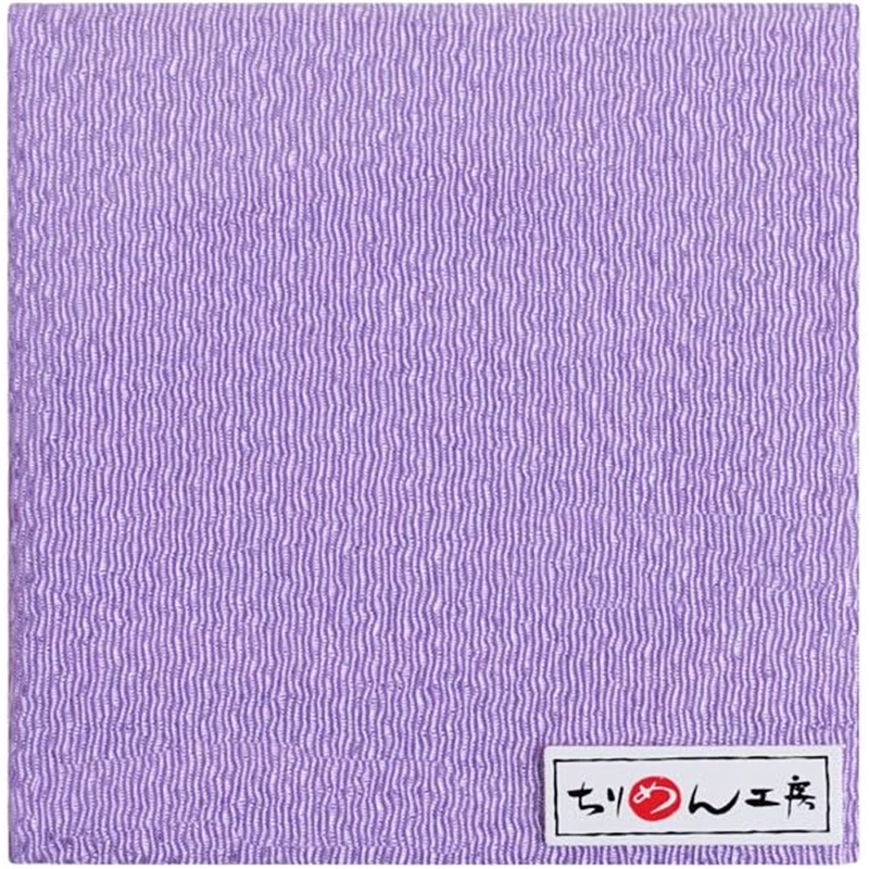 日本紐釦貿易 ちりめんカット 無地 約23×33cm 竜胆色 CMN82 1枚（ご注文単位1枚）【直送品】