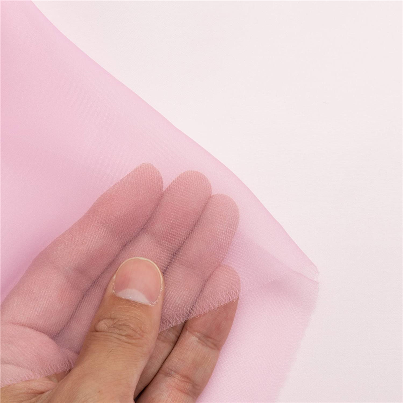 コスモテキスタイル 生地 オーガンジー 無地 ポリエステル100% 約112cm幅×1mカット col.33 ピンク DDD391 1枚（ご注文単位1枚）【直送品】