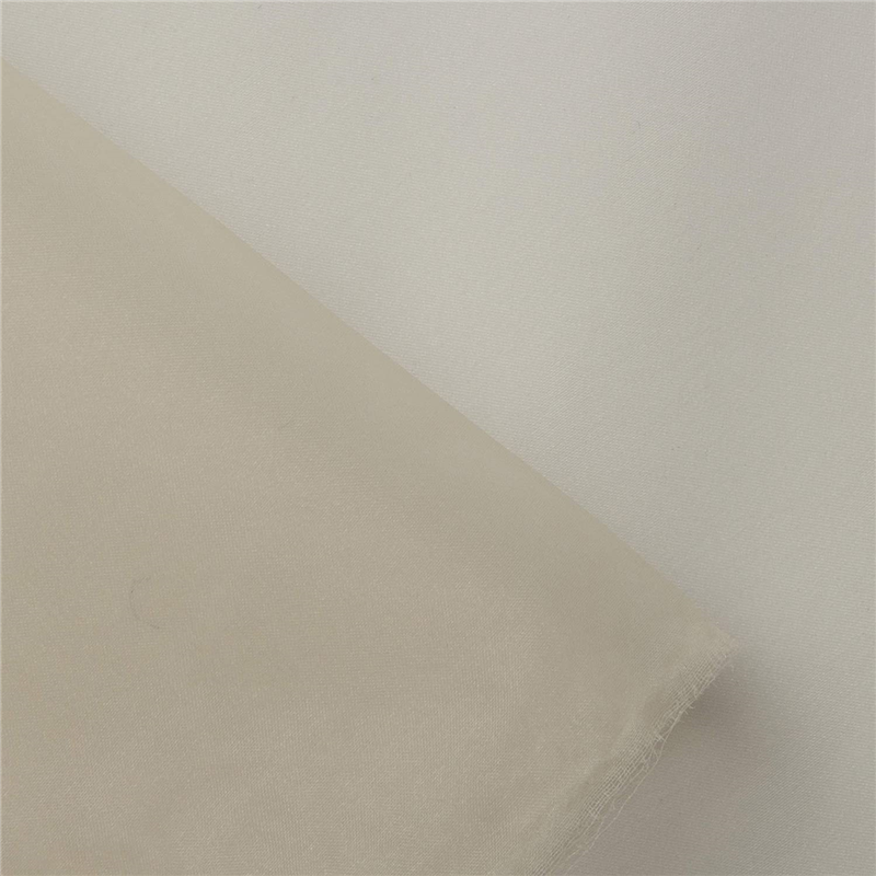 コスモテキスタイル ポリエステルオーガンジー生地 巾112cm×5m切売カット ベージュ DD391-4-5M 1枚（ご注文単位1枚）【直送品】