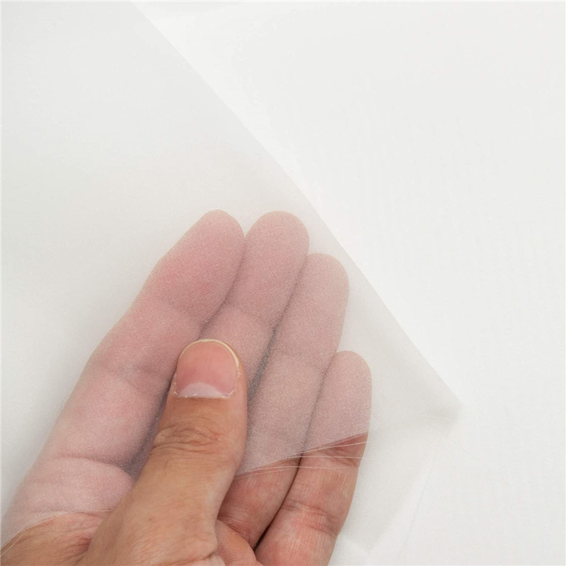 コスモテキスタイル 生地 オーガンジー 無地 ポリエステル100% 約112cm幅×3mカット col.OF オフホワイト DDD391 1枚（ご注文単位1枚）【直送品】