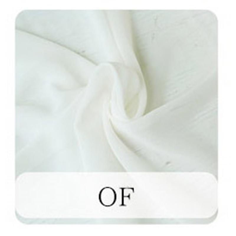 コスモテキスタイル シフォン 布地 服地 巾約112cm×10m切売カット ホワイト DDD7572-FB-10M 1枚（ご注文単位1枚）【直送品】