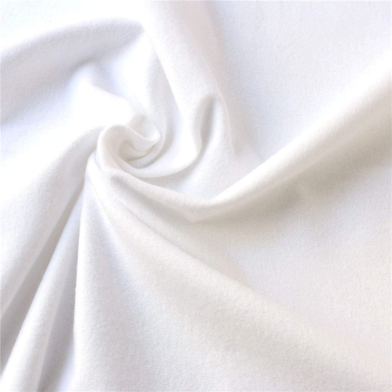 日本紐釦貿易 ネル生地 白 12号純綿双糸 綿100% 両面起毛 巾約72cm×4m切売カット 白 EBI500-72CUT 1枚（ご注文単位1枚）【直送品】