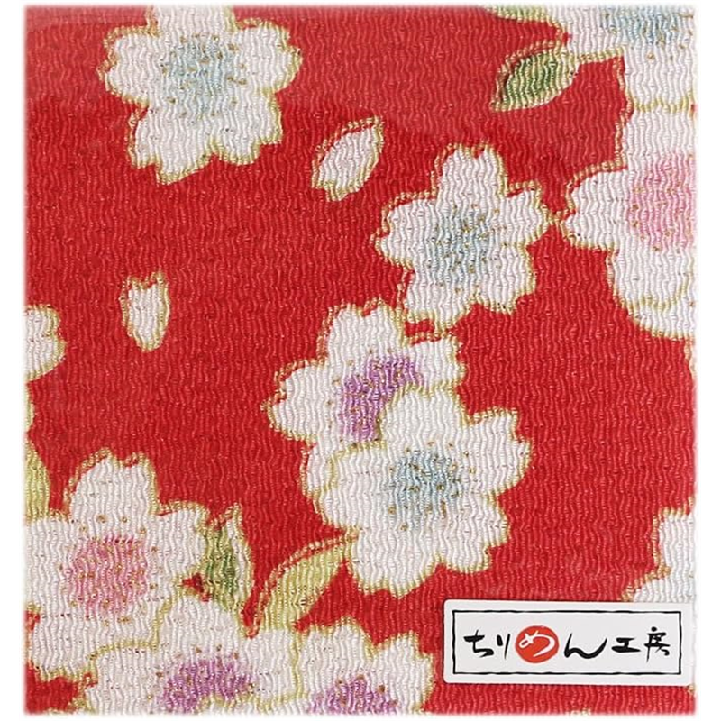 桜柄 赤