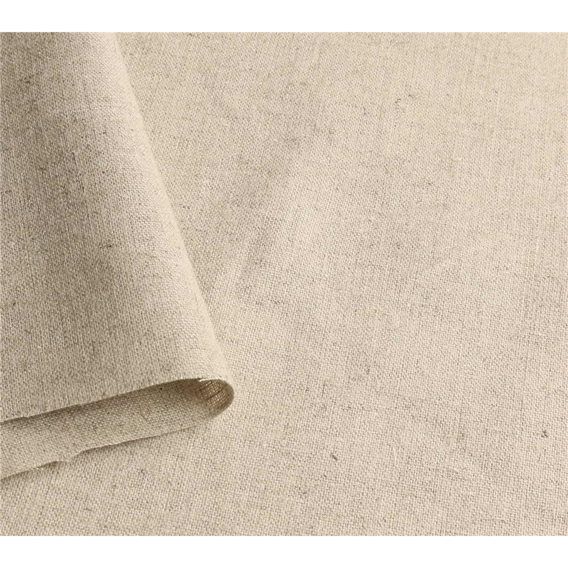 日本紐釦貿易 麻キャンバス生地 110cm幅×9m切売カット 生成 H8001 1枚（ご注文単位1枚）【直送品】