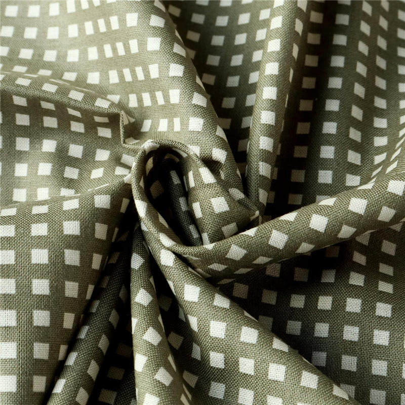 日本紐釦貿易 カラフルチェック柄 プリント生地 北欧風 布 Happy Sweet collection くすみブルー 巾約110cm×2m切売カット HS1287-108-2M 1枚（ご注文単位1枚）【直送品】