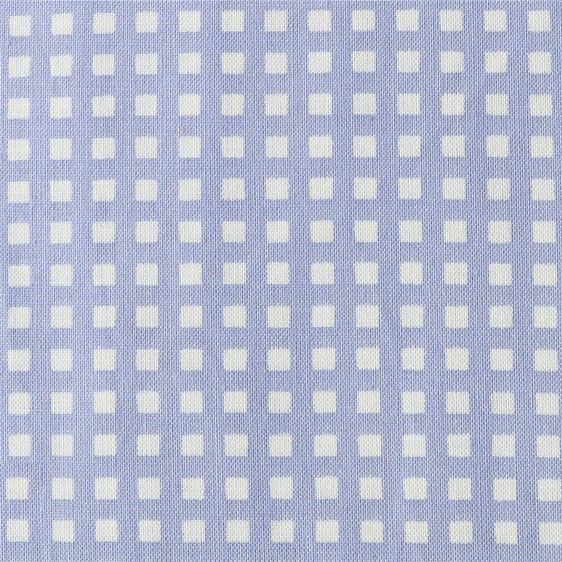 日本紐釦貿易 カラフルチェック柄 プリント生地 北欧風 布 Happy Sweet collection パープル 巾約110cm×5m切売カット HS1287-4-5M 1枚（ご注文単位1枚）【直送品】