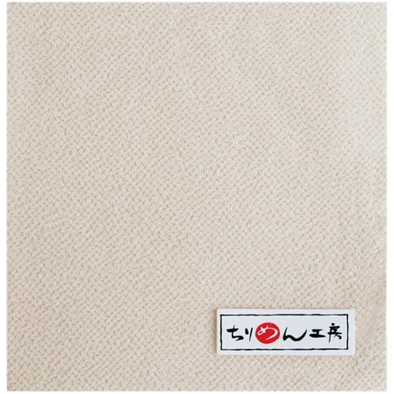 日本紐釦貿易 一越ちりめん無地 カット 約22×33cm 生成 ICN1 1枚（ご注文単位1枚）【直送品】