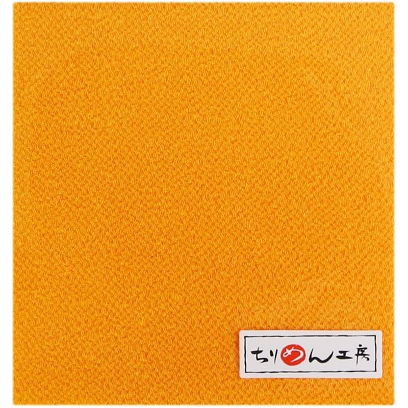 日本紐釦貿易 一越ちりめん無地 カット 約22×33cm 金茶 ICN21 1枚（ご注文単位1枚）【直送品】