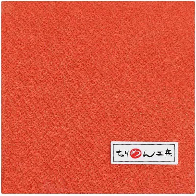 日本紐釦貿易 一越ちりめん無地 カット 約22×33cm 丹色 ICN7 1枚（ご注文単位1枚）【直送品】
