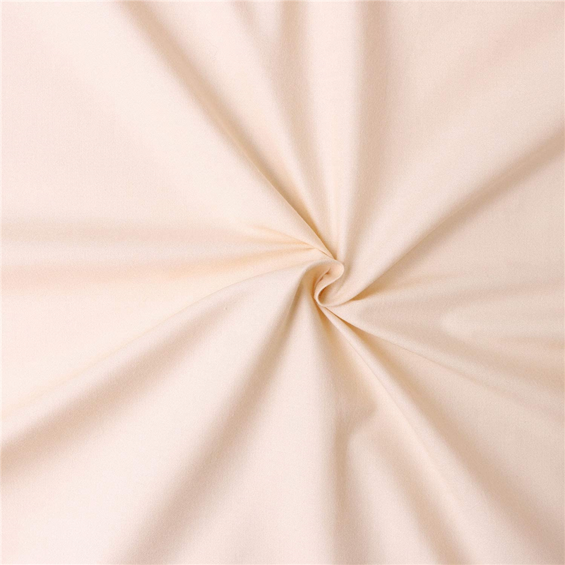 日本紐釦貿易 エイティスクエア 無地 生地 綿100% シャーティング クリームベージュ ベージュ系 巾約108cm×10m切売カット KD4630-103-10M 1枚（ご注文単位1枚）【直送品】