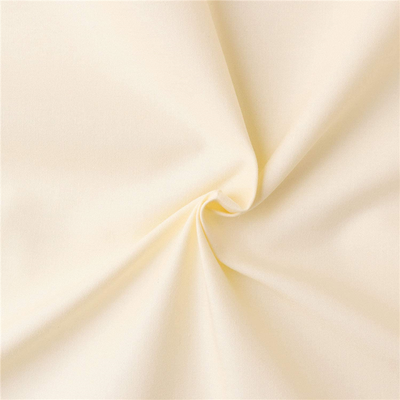 日本紐釦貿易 エイティスクエア 無地 生地 綿100% シャーティング ウスイエロー 黄色系 巾約108cm×2m切売カット KD4630-109-2M 1枚（ご注文単位1枚）【直送品】