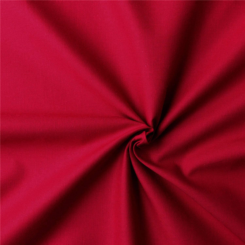 日本紐釦貿易 エイティスクエア 無地 生地 綿100% シャーティング レッド レッド系 巾約108cm×5m切売カット KD4630-131-5M 1枚（ご注文単位1枚）【直送品】