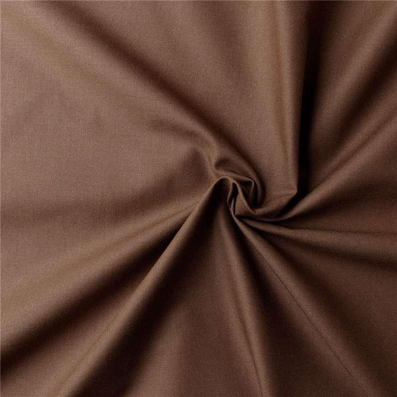 日本紐釦貿易 エイティスクエア 無地 生地 綿100% シャーティング チャ ブラウン系 巾約108cm×7m切売カット KD4630-147-7M 1枚（ご注文単位1枚）【直送品】