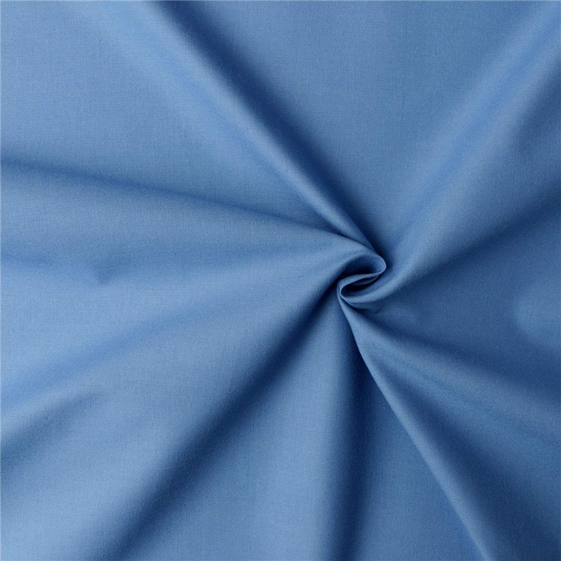 日本紐釦貿易 エイティスクエア 無地 生地 綿100% シャーティング エーゲブルー ブルー系 巾約108cm×10m切売カット KD4630-318-10M 1枚（ご注文単位1枚）【直送品】