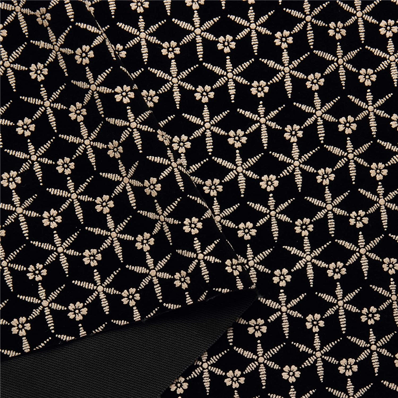 日本紐釦貿易 印伝調合皮スエードレザー生地 巾92cm×10m切売カット 麻柄 白 KP4080-16A-10M 1枚（ご注文単位1枚）【直送品】