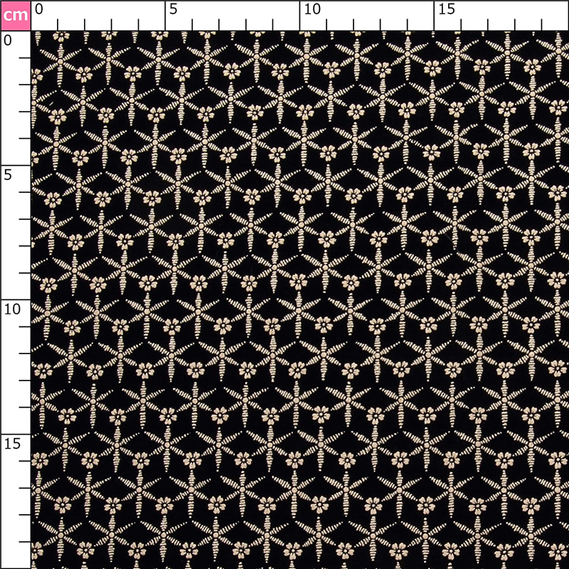 日本紐釦貿易 印伝調合皮スエードレザー生地 巾92cm×3m切売カット 麻柄 白 KP4080-16A-3M 1枚（ご注文単位1枚）【直送品】