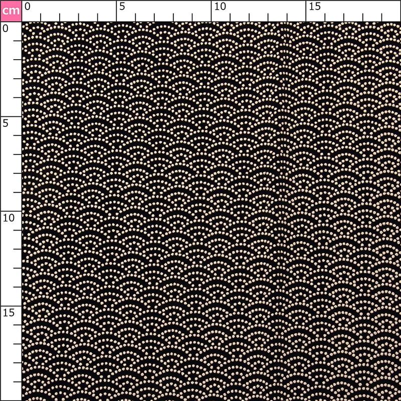 日本紐釦貿易 印伝調合皮スエードレザー生地 巾92cm×1m切売カット 青海波柄 白 KP4080-2A-1M 1枚（ご注文単位1枚）【直送品】