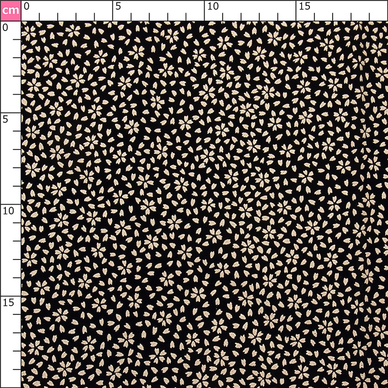 日本紐釦貿易 印伝調合皮スエードレザー生地 巾92cm×7m切売カット 桜柄 白 KP4080-4A-7M 1枚（ご注文単位1枚）【直送品】