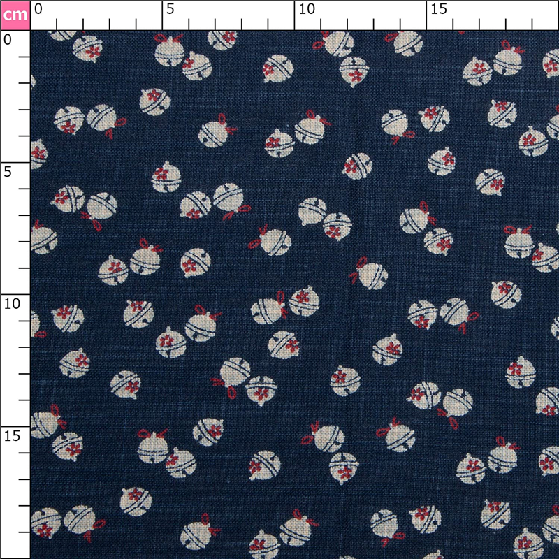 日本紐釦貿易 和風モダン柄生地 巾110cm×1m切売カット すず柄 KP7090-103-1M 1枚（ご注文単位1枚）【直送品】