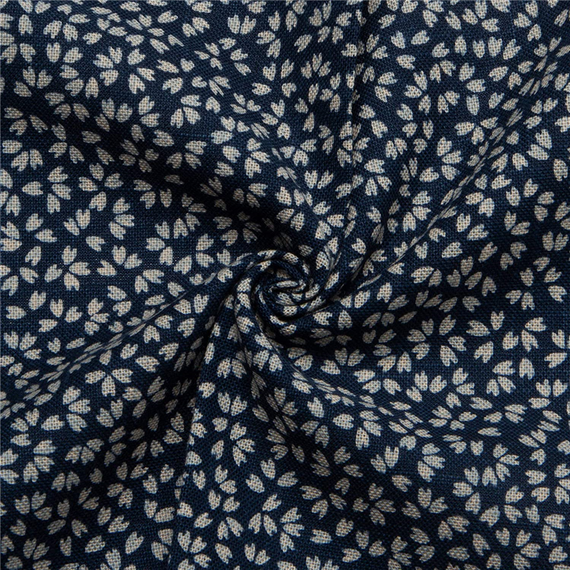 日本紐釦貿易 和風モダン柄生地 巾110cm×2m切売カット 小桜柄 KP7090-118-2M 1枚（ご注文単位1枚）【直送品】