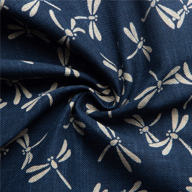 日本紐釦貿易 和風モダン柄生地 巾110cm×5m切売カット とんぼ柄 KP7090-26-5M 1枚（ご注文単位1枚）【直送品】