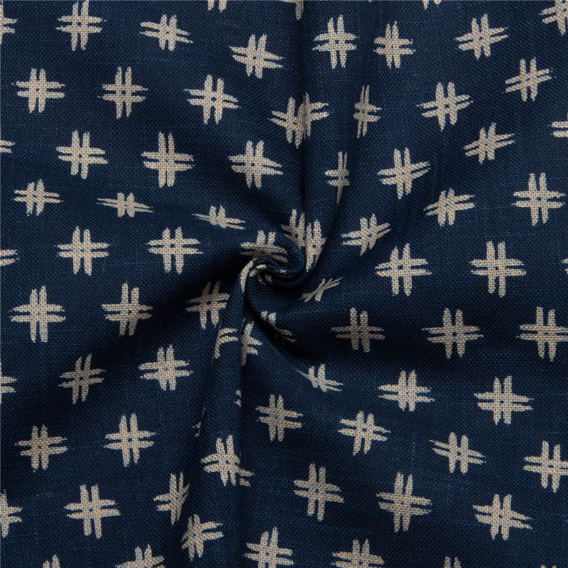 日本紐釦貿易 和風モダン柄生地 巾110cm×4m切売カット 井桁餅柄 KP7090-49-4M 1枚（ご注文単位1枚）【直送品】