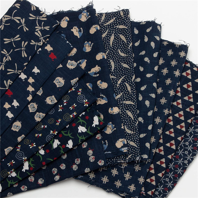 日本紐釦貿易 和風モダン柄生地 巾110cm×9m切売カット とうがらし柄 KP7090-74-9M 1枚（ご注文単位1枚）【直送品】