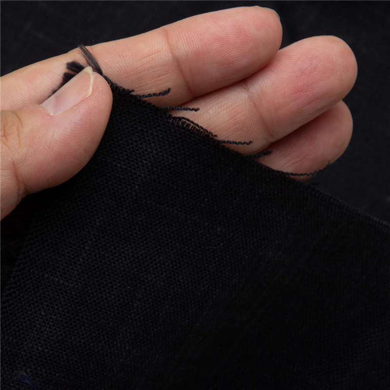 日本紐釦貿易 モーリーむら染生地 巾112cm×3m切売カット 黒 KW7190-16-3M 1枚（ご注文単位1枚）【直送品】