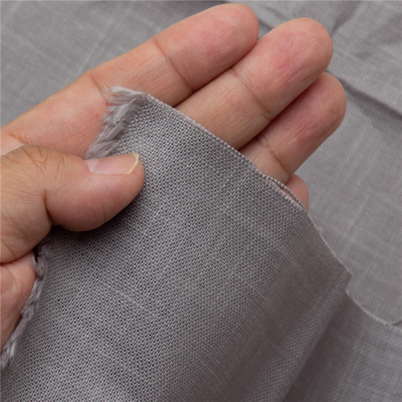 日本紐釦貿易 モーリーむら染生地 巾112cm×3m切売カット グレー KW7190-18-3M 1枚（ご注文単位1枚）【直送品】