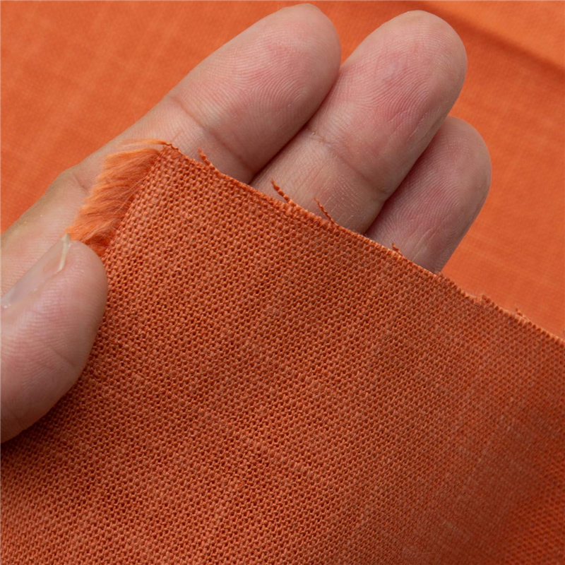 日本紐釦貿易 モーリーむら染生地 巾112cm×8m切売カット オレンジ系 KW7190-20-8M 1枚（ご注文単位1枚）【直送品】