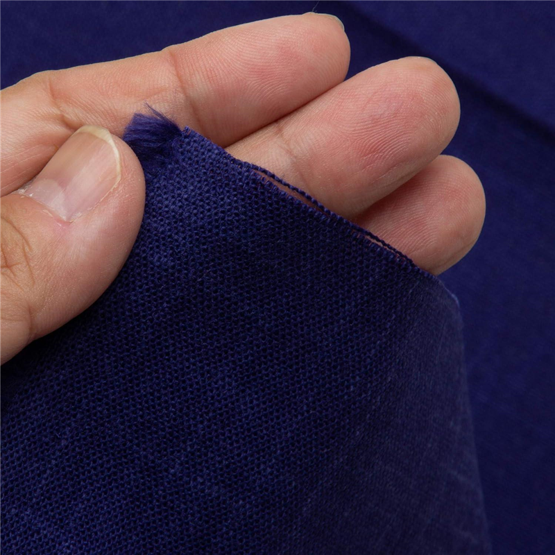 日本紐釦貿易 モーリーむら染生地 巾112cm×9m切売カット 群青 KW7190-25-9M 1枚（ご注文単位1枚）【直送品】