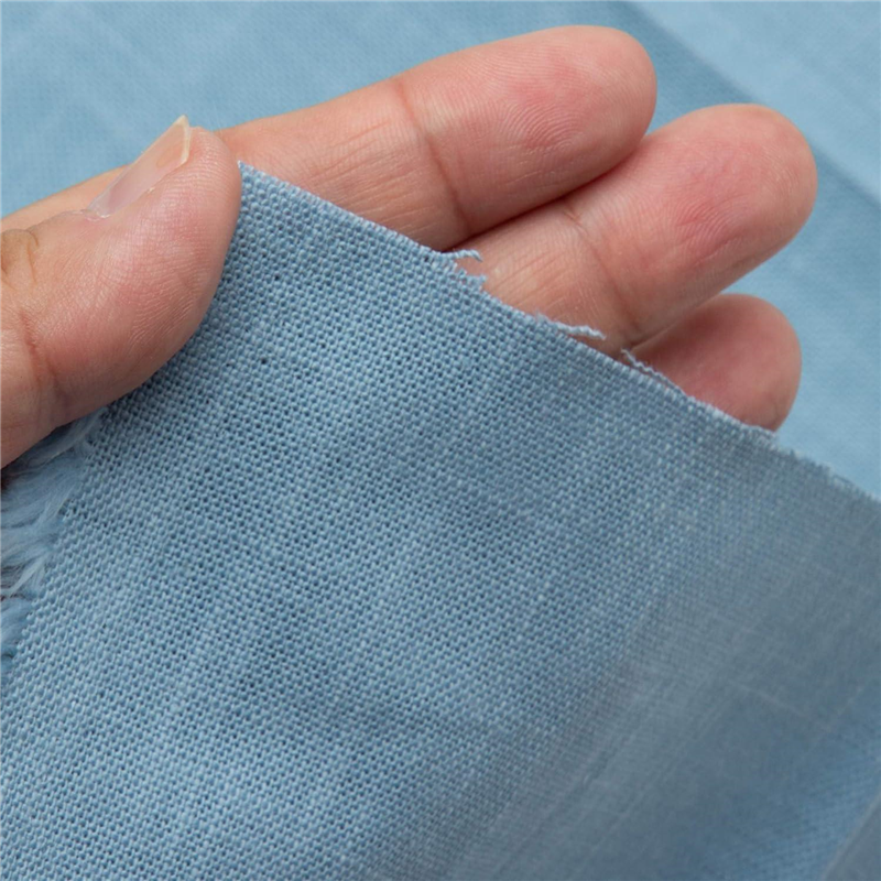 日本紐釦貿易 モーリーむら染生地 巾112cm×6m切売カット ブルー系 KW7190-34-6M 1枚（ご注文単位1枚）【直送品】