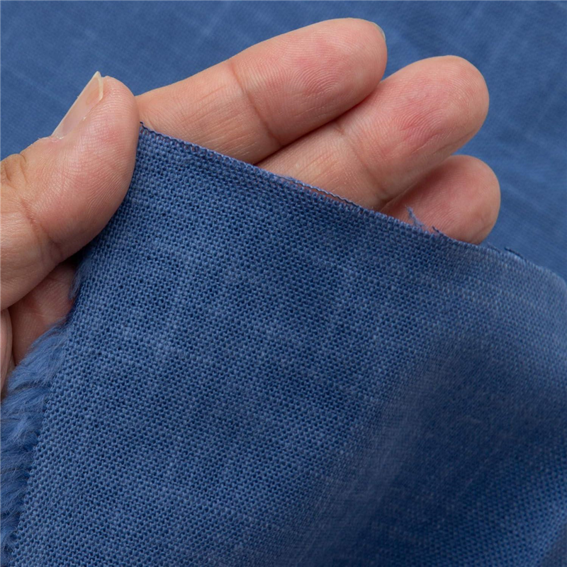 日本紐釦貿易 モーリーむら染生地 巾112cm×4m切売カット ブルー系 KW7190-3-4M 1枚（ご注文単位1枚）【直送品】