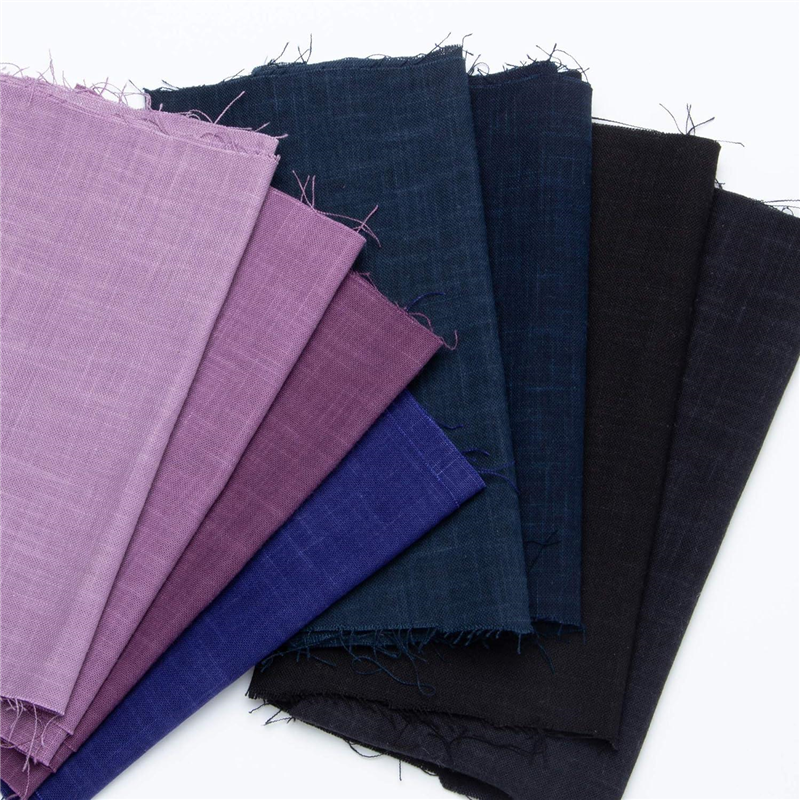 日本紐釦貿易 モーリーむら染生地 巾112cm×8m切売カット ブルー系 KW7190-AA-8M 1枚（ご注文単位1枚）【直送品】